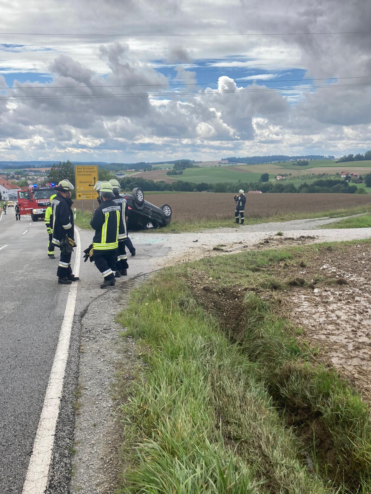 Breitengern, 94081 Fürstenzell | THL | Techn. Rettung > Verkehrsunfall